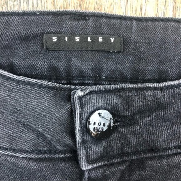 Sisley Lima Slip Carrot Fit Distressed Jeans - Picture 2 of 10